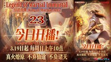 Eps 23 Legend of Martial Immortal [King of Martial Arts] Legend Of Xianwu 仙武帝尊 Sub Indo