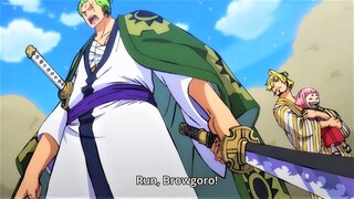 Zoro wants to protect Sanji retreat || ONE PIECE