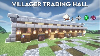 Easy Villager Trading Hall Tutorial in Minecraft 1.19 Unlimited Emerald Farm