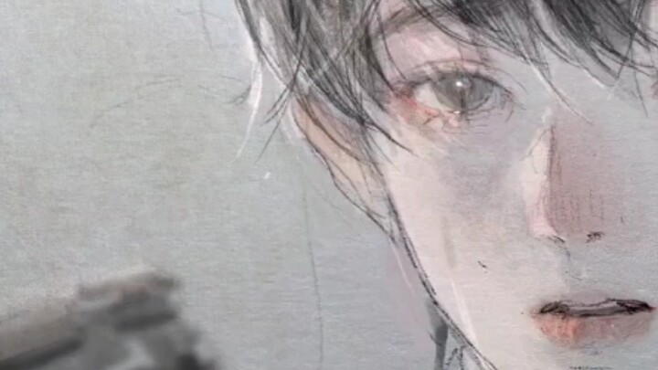 [Painting process] The coloring of the pencil drafting tablet is really cool, and the average time i