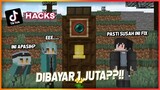 Gua Bayar 1 JUTA Buat TANTANG Teman - Teman Gua Build Minecraft Hack TikTok