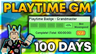 *DAY 100* REACHING PLAYTIME GRANDMASTER! - BEE SWARM