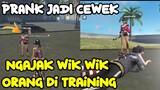 PRANK NGAJAK WIK WIK ORANG DI TRAINING |FREE FIRE PRANK