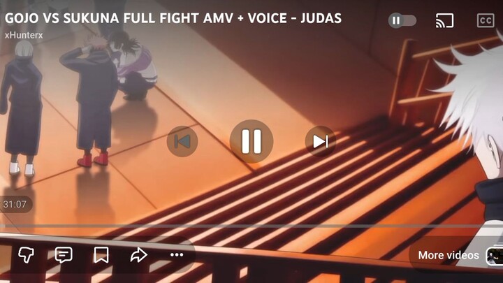 gojo vs sukuna fight