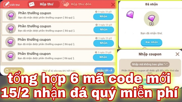 PLAY TOGETHER | tổng hợp 6 mã code play together mới nhận quà đá quý ngày 15/2