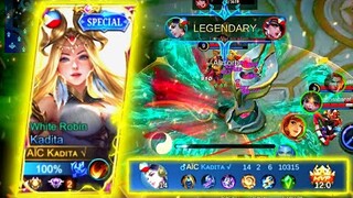 KADITA FIRST BLOOD? THIS IS WHAT HAPPEN! | INSANE TOWER DIVE! | MLBB