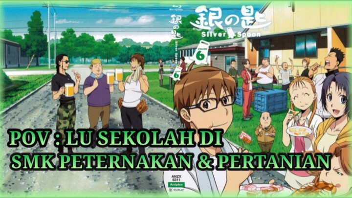 MC Sekolah di Pedesaan? Pencinta Slice of Life Merapat | Gin no Saji Review