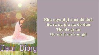 [Phiên âm tiếng Việt] Dear Diary - Yeri (Red Velvet)
