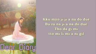 [Phiên âm tiếng Việt] Dear Diary - Yeri (Red Velvet)