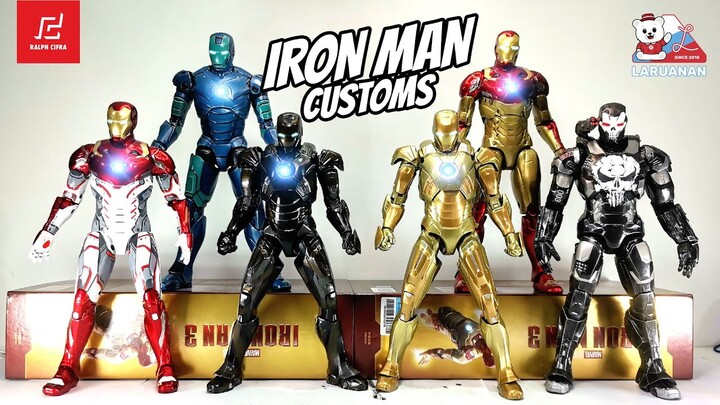 ZD TOYS IRON MAN CUSTOMS WORTH PHP 20,000 OR USD $400! - MADE BY RALPH CIFRA - ARTICULATION CHECK
