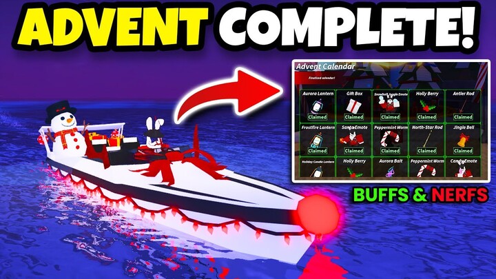 EVERYTHING In The CHRISTMAS UPDATE For FISCH Roblox!