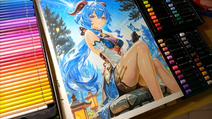 Cara Menggambar Ganyu | DrawNime
