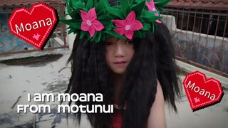 Cosplay MOANA 🌊 Disney Princess idola Kaina...