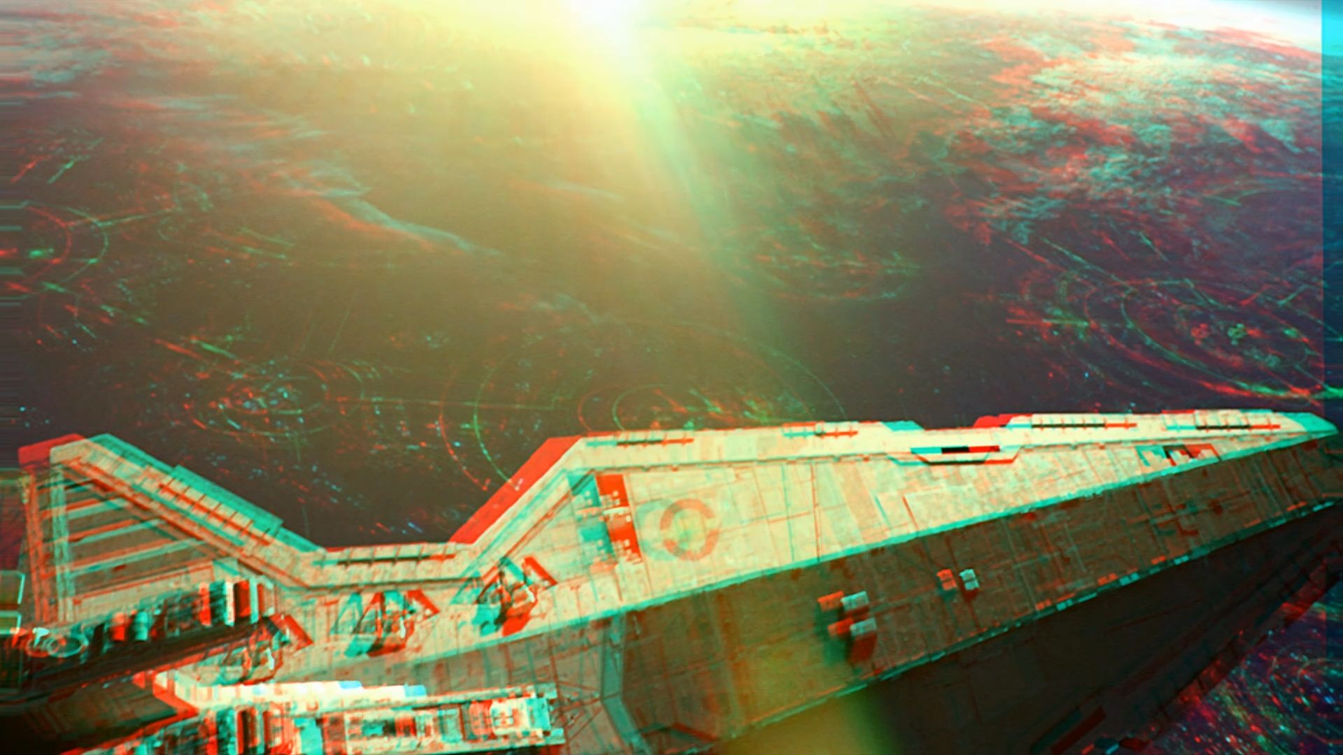 3D Anaglyph Star Wars Episode III - Revenge of the Sith 80% MORE DEPTH P1 -  BiliBili