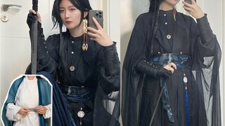 Lengan berbelahan dalam anime sangat sederhana | Pakaian gaya kuno yang serbaguna