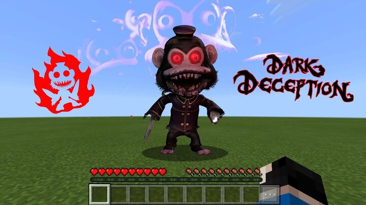 ถ้ามี Dark Deception monkey!?. อยู่ในเกมมายคราฟ!?. โคตรหลอน | Minecraft Add-on