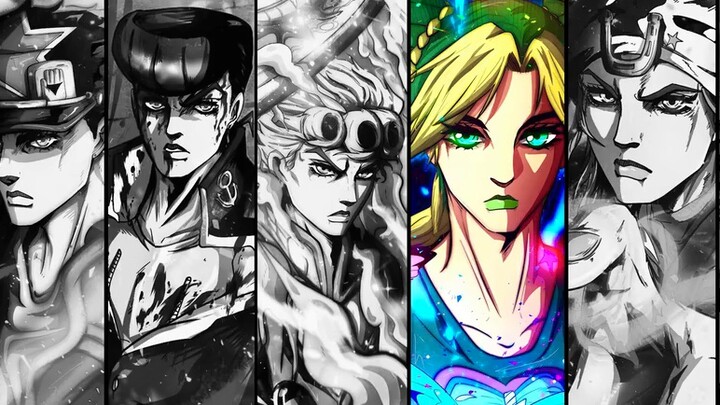[JOJO's Bizarre Adventure] Collection of the Execution Songs of the Protagonists of All Generations 