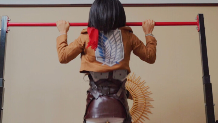 "Precious training footage of Mikasa in the Survey Corps leaked"