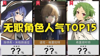 【无职转生】角色人气排行TOP15~！ #by 日网投票