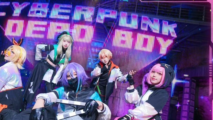 [PJSK/cosplay] Cyberpunk Dead Boy|Wonderlands x Showtime × Kagamine Lin