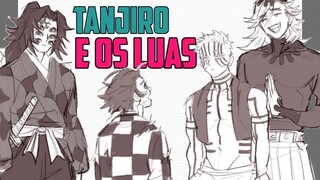 TANJIRO E SEU PEDIDO AOS LUAS SUPERIORES (DEMON SLAYER COMIC DUBLADA)