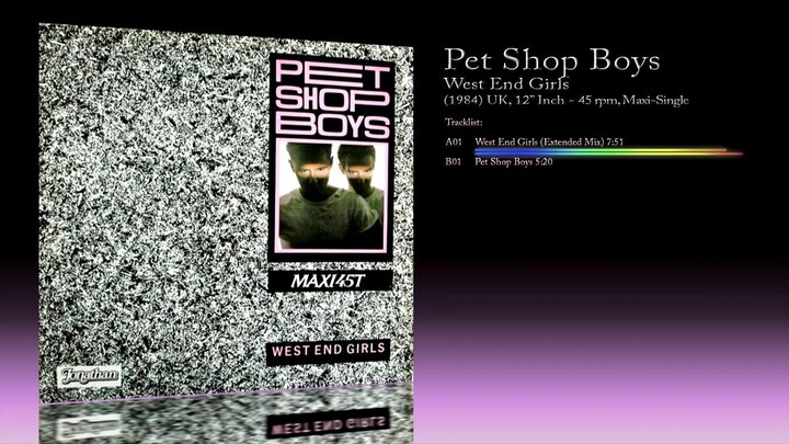 Pet Shop Boys (1984) West End Girls [12' Inch - 45 RPM - Maxi-Single]