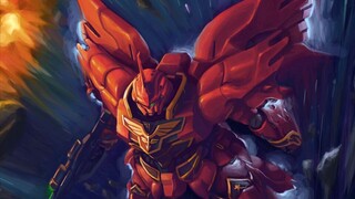 The last gentleman of Zeon driving the red one-eyed "Gundam" - Brave Shine