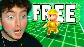 FREE SKINS BATTLE IN STUMBLE GUYS!