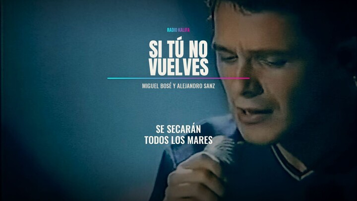 Alejandro Sanz convenció a Miguel Bosé para cantar «Si tú no vuelves» ❤️‍🔥