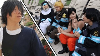 Substitute Teacher - Fire Force Cosplay Skit (ft. @Jefferyzang )