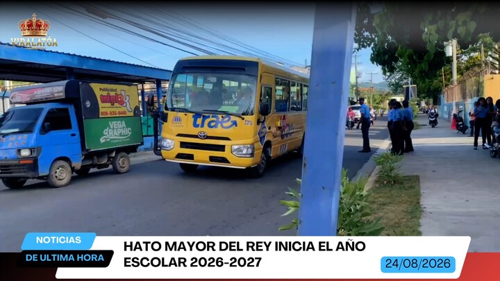 Hato Mayor del Rey begins the 2026-2027 school year.