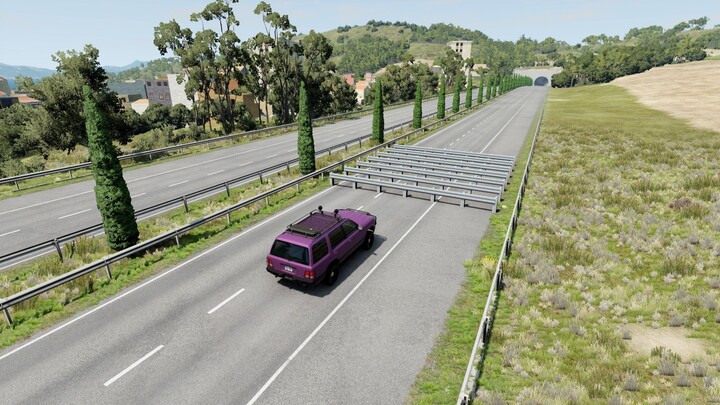 Soft speed bumps, maximizing driver safety.