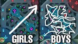 how girls vs boys play mlbb