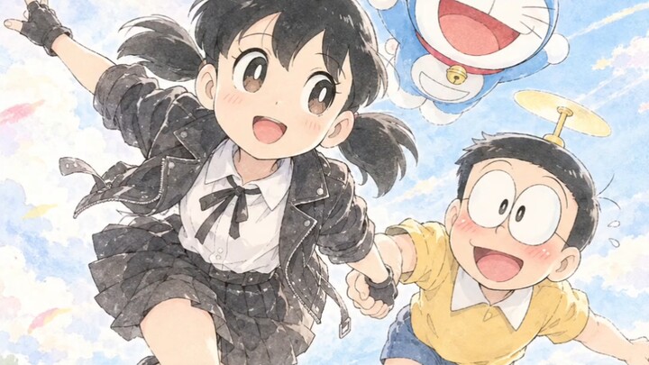 Cuộc sống thường ngày của Shizuka và Nobita trong thế giới đảo ngược (1)