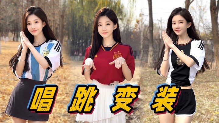 World Cup cheerleaders are ready! An energetic singing and dancing version of "Waka Waka"