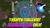 1 Weapon Challenge, Purifying Circle Only, No Upgrade! Hardest Challenge Ever! Nomad Survival