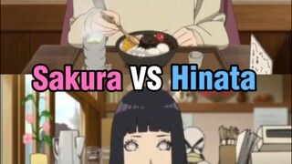 siapa yang menang jika sakura melawan hinata ? 🐧