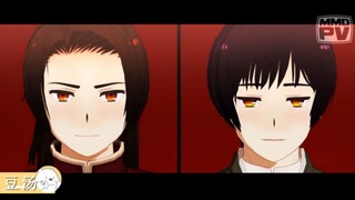 Axis Powers Hetalia. Honda Kiku and Wang Yao