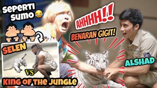 ADUHH! SELEN BENERAN GIGIT AKU!! RASANYA GIMANA?? with KING OF THE JUNGLE AUDREY!!