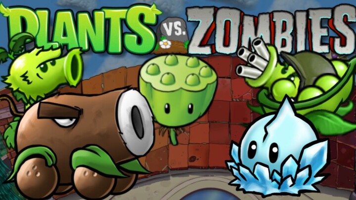 【PVZ】วาดพืชรุ่นสองด้วยสไตล์กราฟิกแบบรุ่นแรก