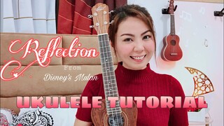 REFLECTION | Disney’s MULAN | UKULELE TUTORIAL