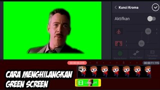 Cara menghilangkan green screen atau mengunakan green screen di kinemaster