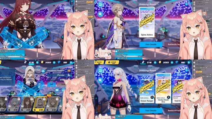 [Hiiro] แมวเหมียวชมตัวละครทั้งหมดใน Honkai Impact 3