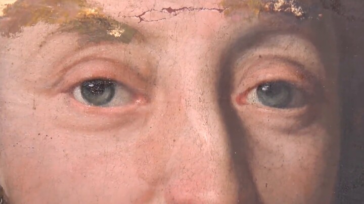 The first part of the restoration of the famous oil painting "Madame of the Manor" (Part 2)