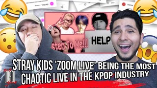 Stray Kids 'ZOOM LIVE' Being The Most Chaotic Live In The Kpop Industry | REACTION