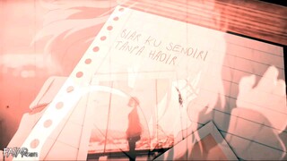 AMV Typography|kyokai no kanata|Hujan kemarin-Taxi