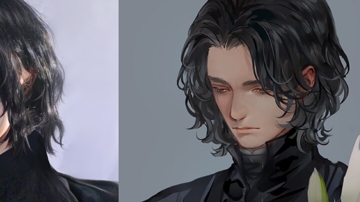 Ini mungkin seperti apa rupa Snape ketika dia masih muda.