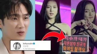 Netizens SHOCKED in the SUDDEN REACTION of Ahn Bo-Hyun on a Blackpink Jisoo fan PROPOSAL!