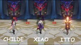 Who is BEST F2P DPS ? Childe vs Xiao vs Itto!!