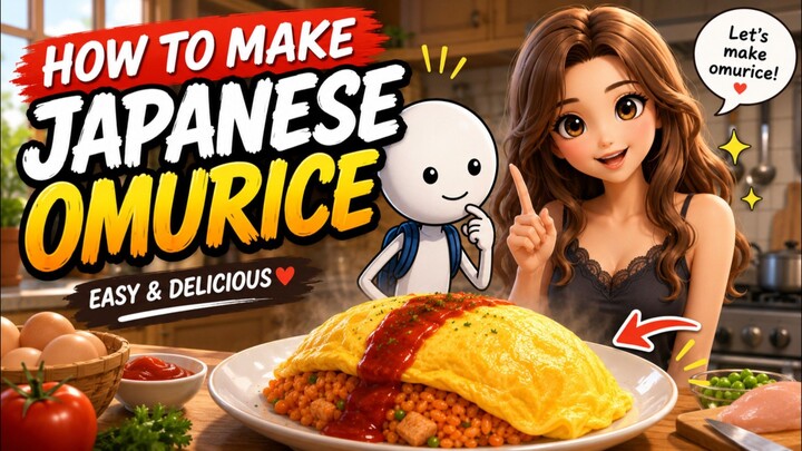 Learn to make OMURICE with stickman!
